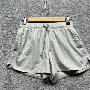 Huk Pusuit Volley Shorts Womens Small Gray Pull On Performance Drawsting